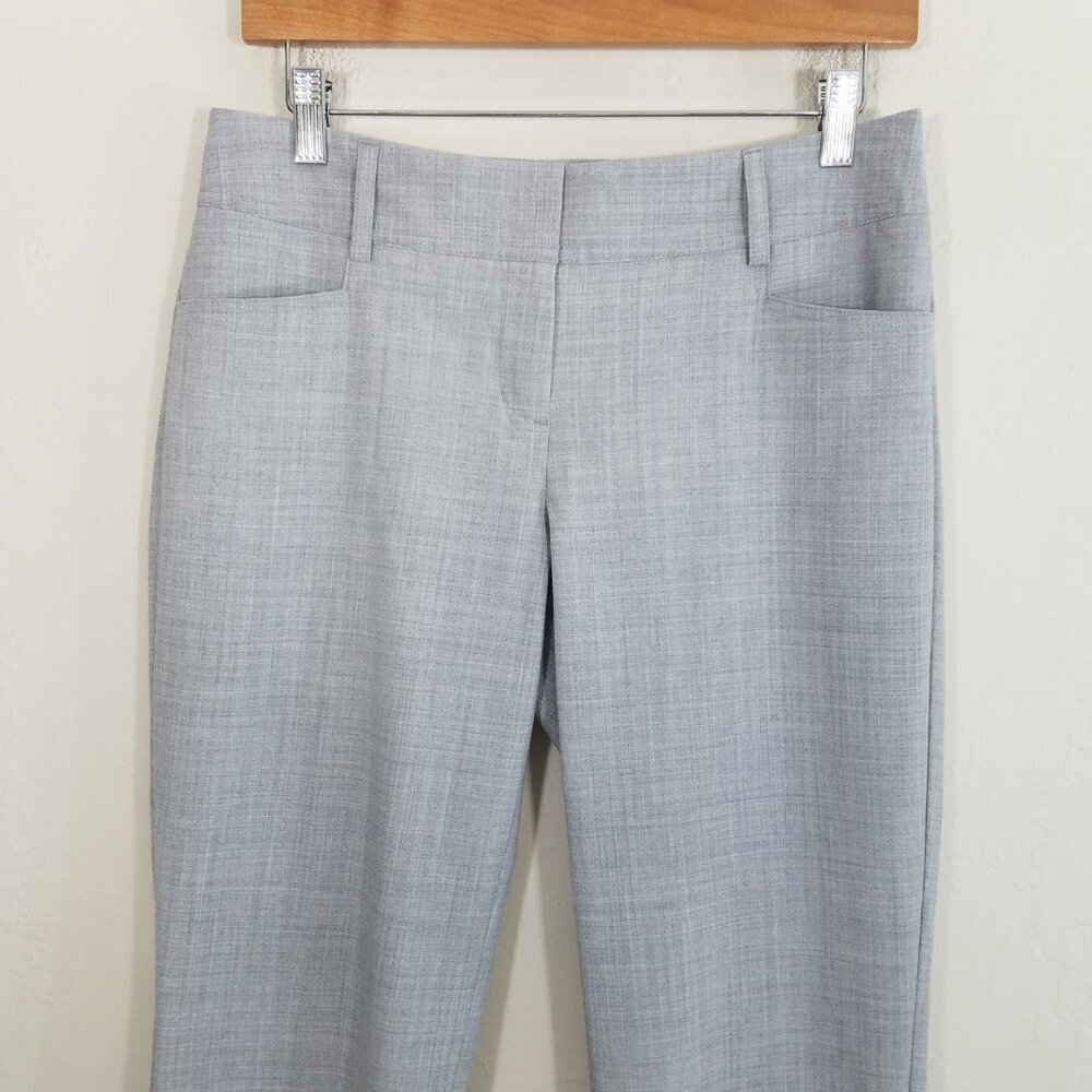 Express Design Studio Cropped Dress Pants Gray Size 4 - Picture 2 of 5